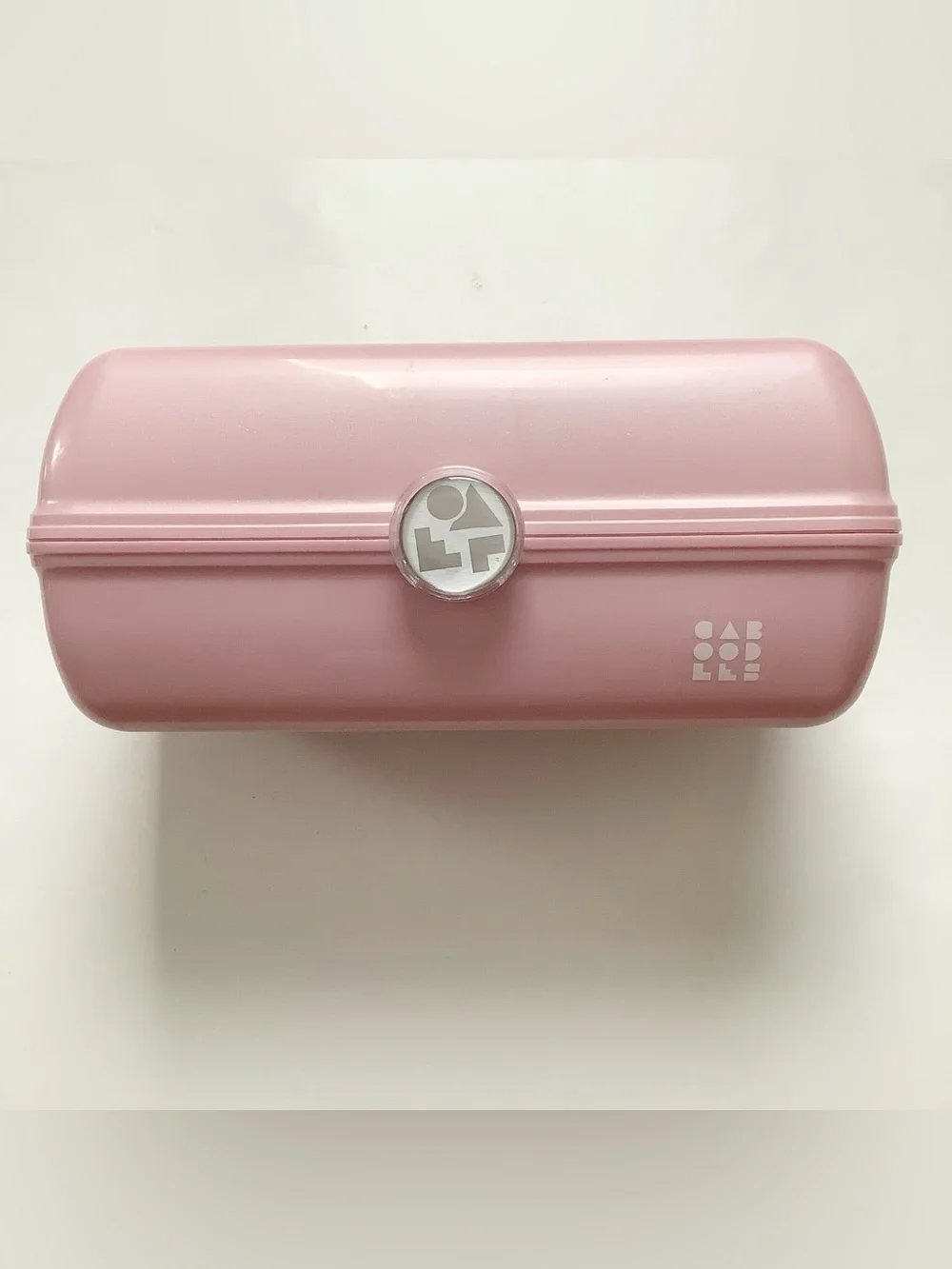 Caboodles Light Pink Cosmetic Case with Logo Accent